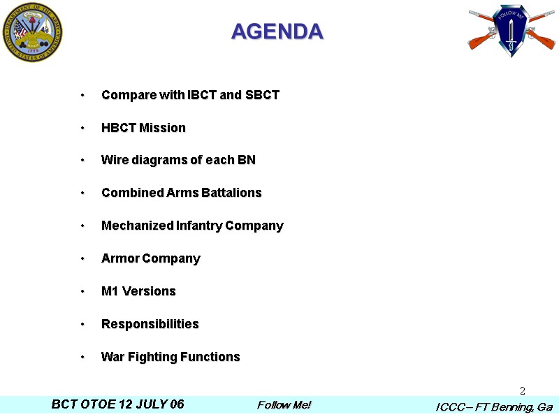 2 AGENDA Compare with IBCT and SBCT  HBCT Mission  Wire diagrams of